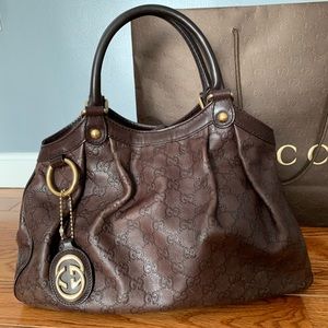 Authentic Gucci leather handbag